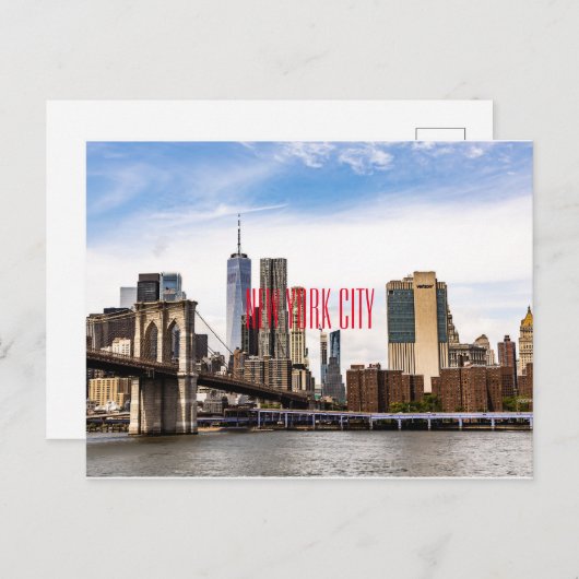 Carte Postale New York (Devant / Derrière)