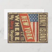 Carte Postale New York (Devant / Derrière)