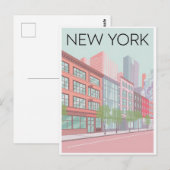 Carte postale New York (Devant / Derrière)