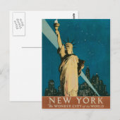 Carte Postale New York (Devant / Derrière)