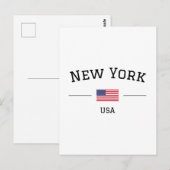 Carte Postale New York (Devant / Derrière)