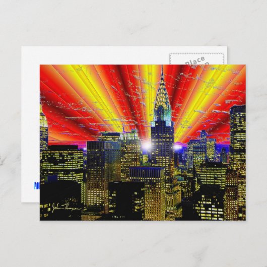 Carte postale New York (Devant / Derrière)