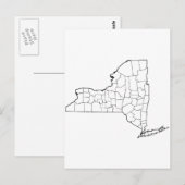 Carte Postale New York (Devant / Derrière)