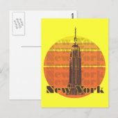 Carte Postale New York (Devant / Derrière)
