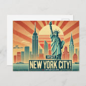 Carte postale New York (Devant / Derrière)