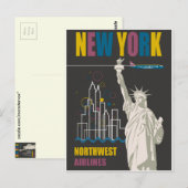 Carte Postale New York (Devant / Derrière)