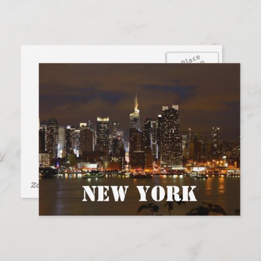 Carte postale New York (Devant / Derrière)