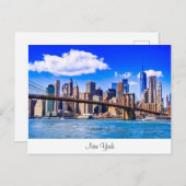 Carte postale New York (Devant / Derrière)