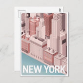 Carte postale New York (Devant / Derrière)