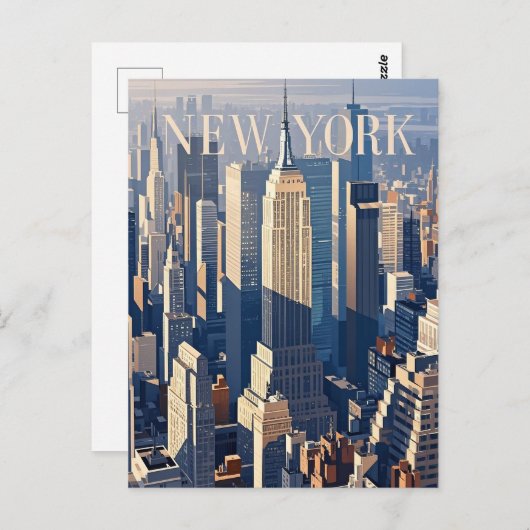 Carte postale New York (Devant / Derrière)