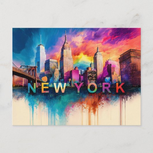 Carte Postale New York (Devant)