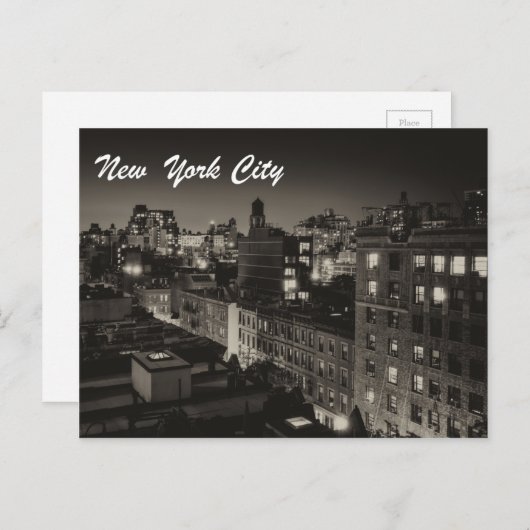 Carte postale New York (Devant / Derrière)