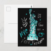 Carte Postale New York (Devant / Derrière)