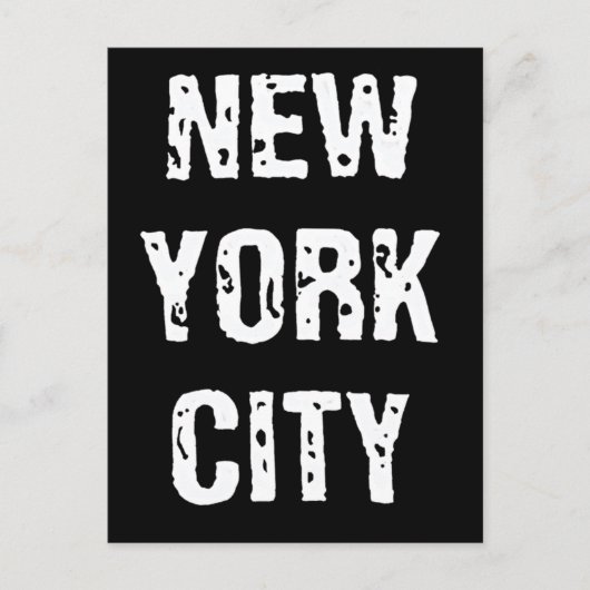 Carte Postale New York (Devant)