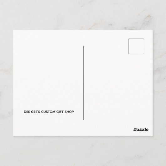 Carte Postale New York (Dos)