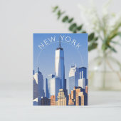 Carte postale New York (Debout devant)