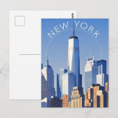 Carte postale New York (Devant / Derrière)