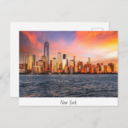 Carte Postale New York (Devant / Derrière)