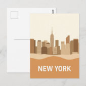 Carte postale New York (Devant / Derrière)