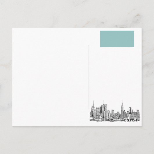 Carte Postale New York (Dos)