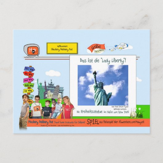 Carte Postale New York (Devant)