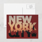 Carte postale New York (Devant / Derrière)