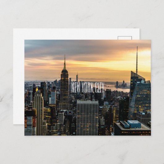 Carte Postale New York (Devant / Derrière)