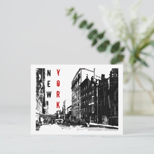 Carte postale New York (Debout devant)