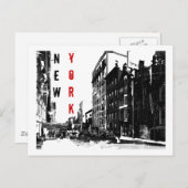 Carte postale New York (Devant / Derrière)