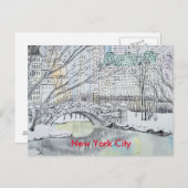 Carte Postale New York (Devant / Derrière)