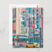 Carte Postale New York (Devant / Derrière)