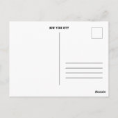 Carte Postale New York (Dos)