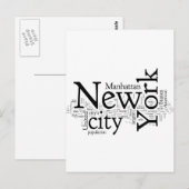Carte Postale New York (Devant / Derrière)
