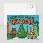 Carte postale NEW YORK (Devant / Derrière)