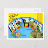 Carte postale New York Big Letters (Devant / Derrière)