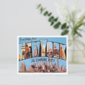 Carte postale New York Big Letters (Debout devant)