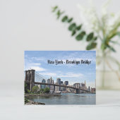 Carte Postale New York - Brooklyn Bridge (Debout devant)