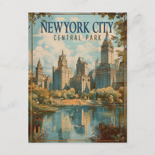 Carte Postale New York | Central Park (Devant)
