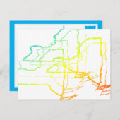 Carte Postale new york chill flou (Devant / Derrière)