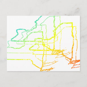 Carte Postale new york chill flou