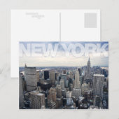 Carte Postale New York City (Devant / Derrière)
