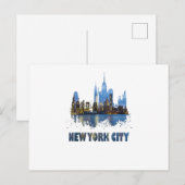 Carte Postale New York City (Devant / Derrière)