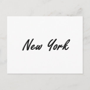 Carte Postale New York City Black et Grey