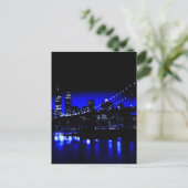 Carte Postale New York City en bleu (Debout devant)