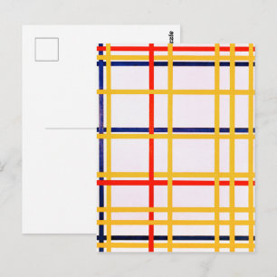 Carte Postale New York City I Piet Mondrian