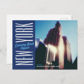 Carte Postale New York City-Manhattan-Broadway (Devant / Derrière)