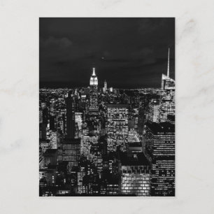 Carte Postale New York City Night Skyline