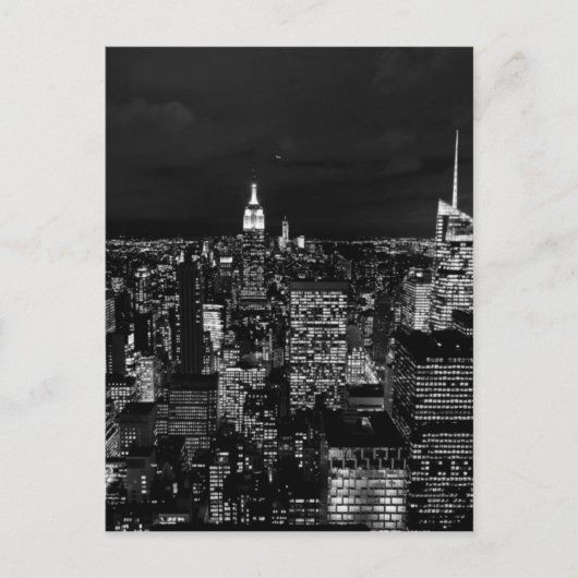 Carte Postale New York City Night Skyline (Devant)