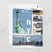 Carte Postale New York City Nyc (Devant / Derrière)