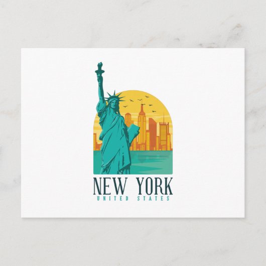 Carte Postale New York City, NYC Skyline (Devant)